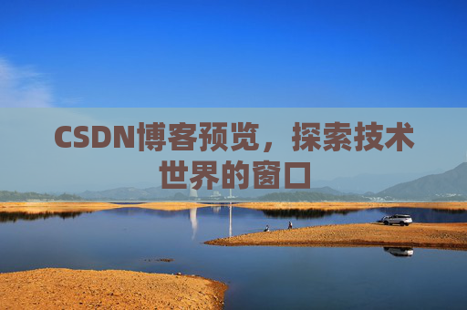 CSDN博客预览，探索技术世界的窗口